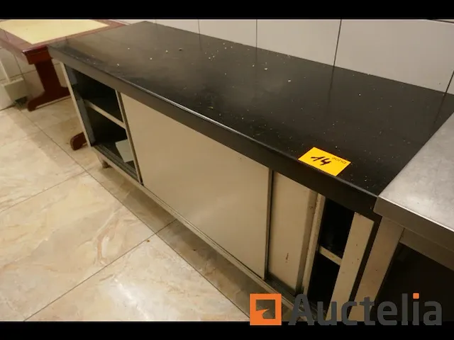 Werkbank in inox - afbeelding 2 van  3