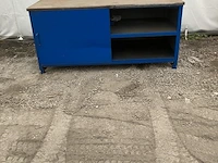 Werkbank / kast 2 meter met 1 schuifdeur - afbeelding 1 van  3