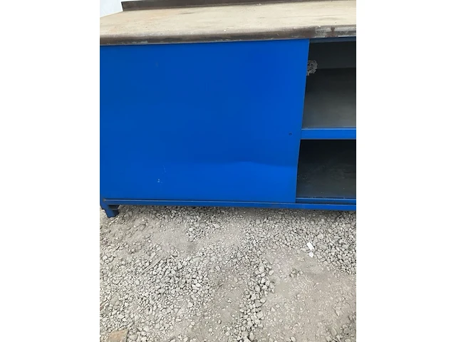 Werkbank / kast 2 meter met 1 schuifdeur - afbeelding 3 van  3