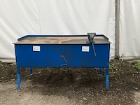 Werkbank / kast 2 meter met 2 deuren en bankschroef - afbeelding 1 van  1