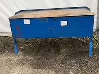 Werkbank / kast 2 meter met 2 deuren - afbeelding 1 van  1