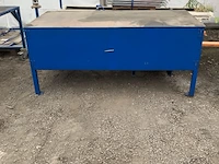 Werkbank / kast 2 meter met 2 deuren - afbeelding 1 van  1