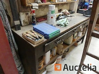 Werkbank met bankschroef - afbeelding 1 van  7