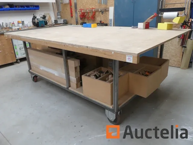 Werkbank op wielen - afbeelding 1 van  5