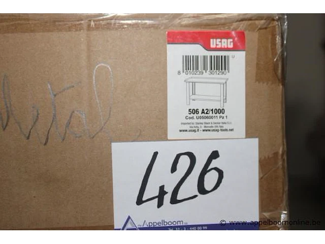 Werkbank usag 506 a2/1000 (in doos) - afbeelding 1 van  1