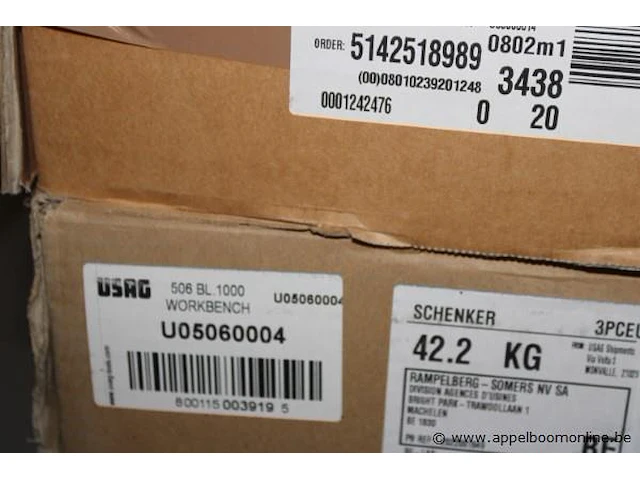Werkbank usag 506 ba 1000 (in doos) - afbeelding 2 van  2