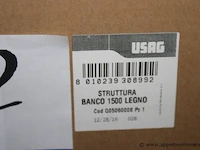 Werkbank usag, stuttura banco 1500 legno (in doos) - afbeelding 2 van  2
