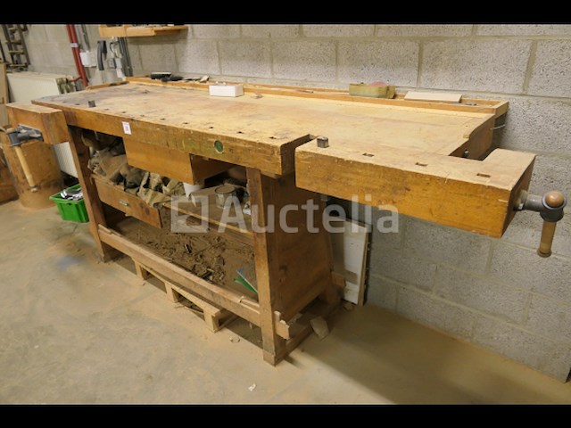 Werkbank voor meubelmakers ulmia - afbeelding 2 van  7