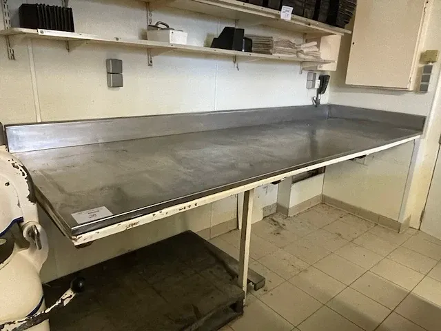 Werkblad in inox - afbeelding 1 van  1