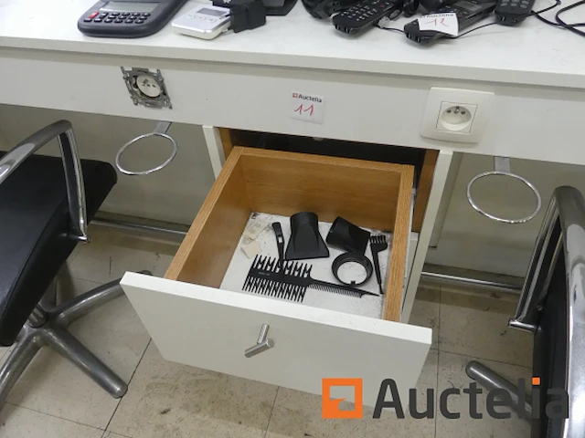 Werkbladen met 5 stoelen, 4 topmark lichtgevende spiegels - afbeelding 10 van  13