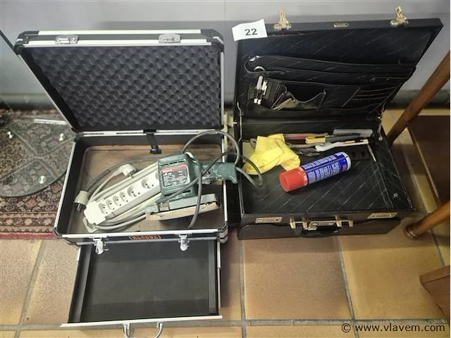 Werkkoffers met inhoud - afbeelding 1 van  3