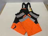 Werkoverall hydrowear oranje/zwart - afbeelding 1 van  2