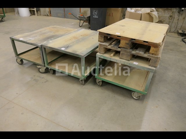 Werkplaats trolleys op wielen - afbeelding 2 van  5