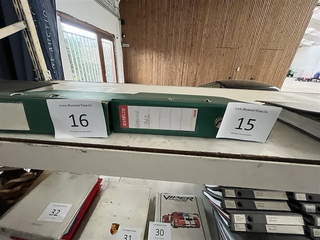 Werkplaatsboek porsche 962 - afbeelding 1 van  5
