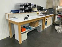 Werkplaatsbureau (2x) - afbeelding 1 van  7