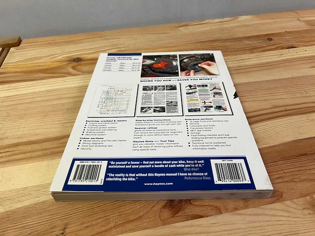 Werkplaatshandboek - haynes honda cb500 & cbf500 handleiding (1993–2008) - afbeelding 2 van  3