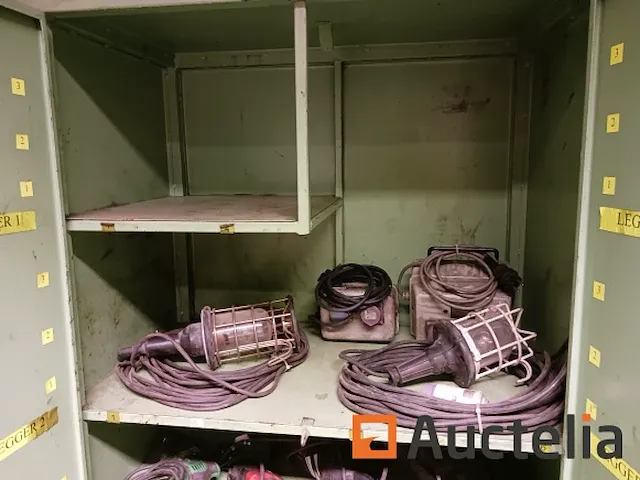 Werkplaatskast groen, 1 stuk - afbeelding 3 van  5