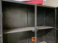 Werkplaatskasten zwart, 2 stuks - afbeelding 2 van  13