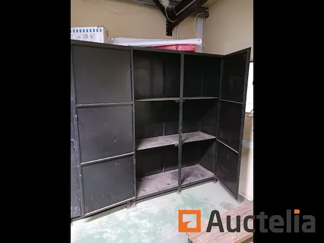 Werkplaatskasten zwart, 2 stuks - afbeelding 8 van  13