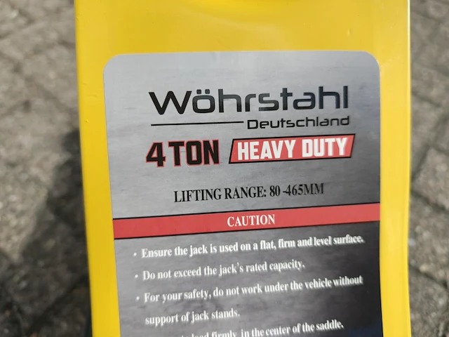 Werkplaatskrik extra laag 4 ton - afbeelding 7 van  9