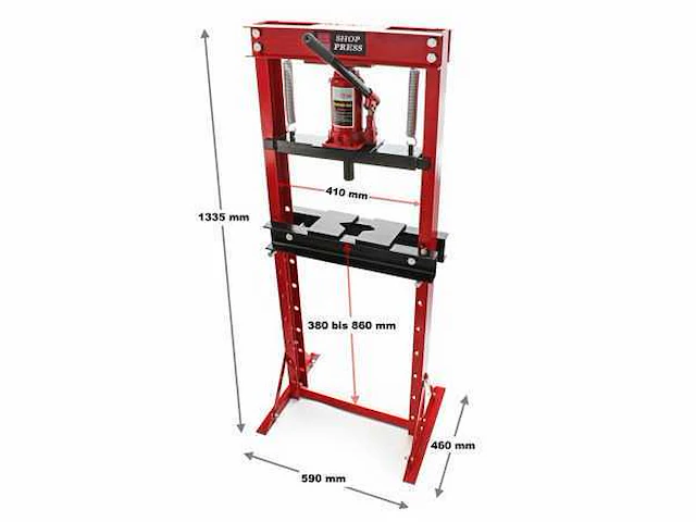 Werkplaatspers 12 ton - afbeelding 2 van  3