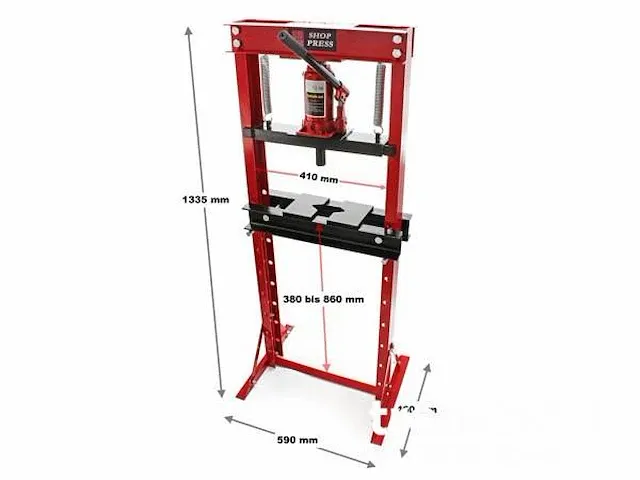 Werkplaatspers 12 ton - afbeelding 2 van  3