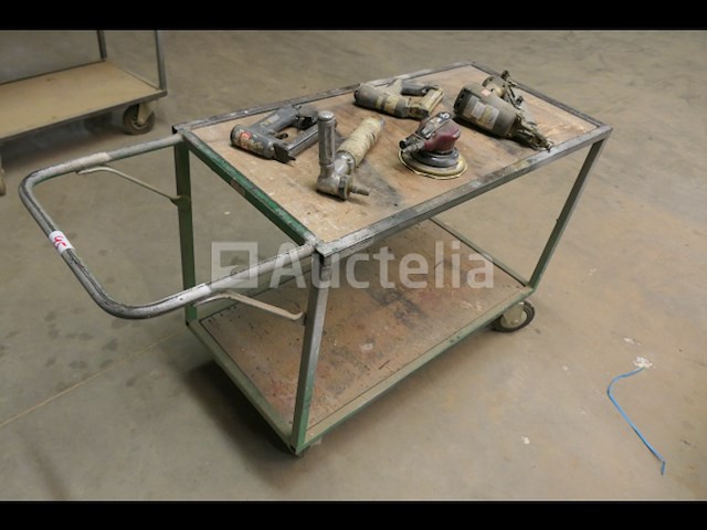 Werkplaatswagen en 5 pneumatisch gereedschap - afbeelding 1 van  9