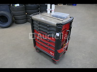 Werkplaatswagen en de inhoud van het gereedschap