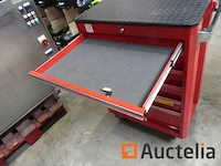 Werkplaatswagen en gereedschapsinhoud - afbeelding 1 van  8