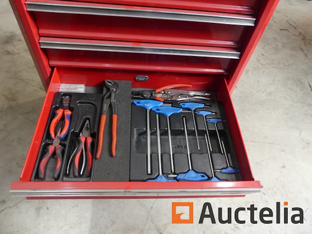 Werkplaatswagen en gereedschapsinhoud - afbeelding 8 van  8