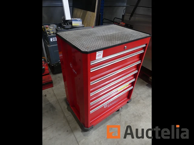 Werkplaatswagen en gereedschapsinhoud - afbeelding 7 van  8