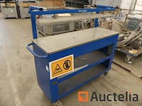 Werkplaatswagen op wielen met warmtestraler - afbeelding 5 van  6