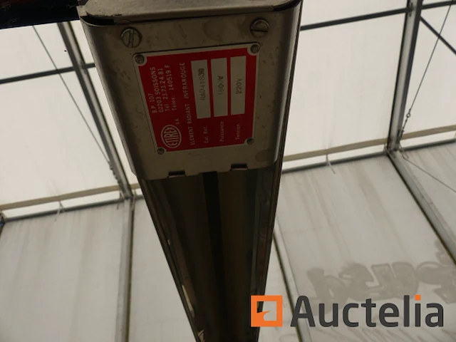 Werkplaatswagen op wielen met warmtestraler - afbeelding 6 van  6