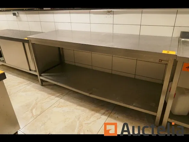 Werktafel diamond, inox - afbeelding 1 van  4