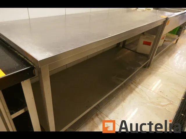 Werktafel diamond, inox - afbeelding 2 van  4