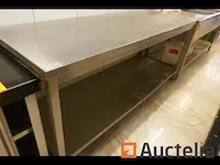Werktafel diamond, inox - afbeelding 2 van  4