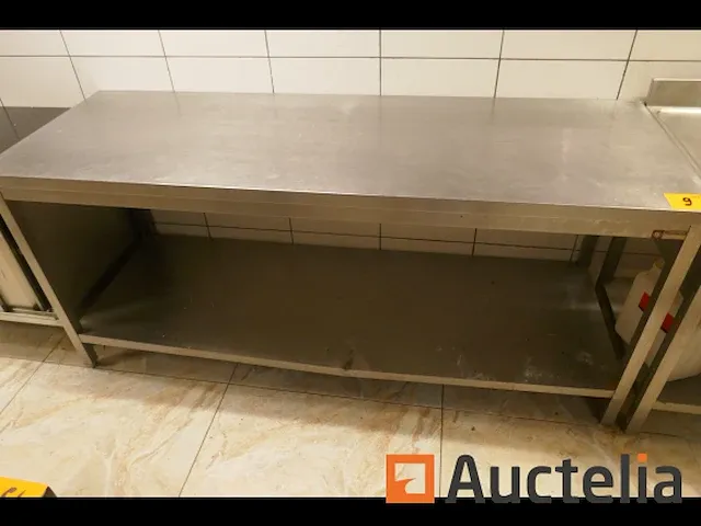Werktafel diamond, inox - afbeelding 3 van  4