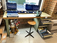 Werktafel + kruk - afbeelding 1 van  7
