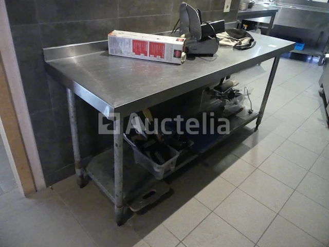 Werktafel met dubbele plank - afbeelding 1 van  8