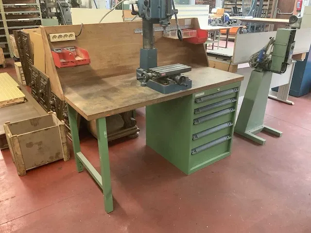 Werktafel met ladenkast - afbeelding 1 van  4