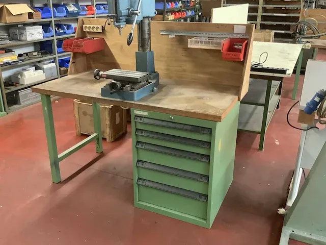 Werktafel met ladenkast - afbeelding 2 van  4