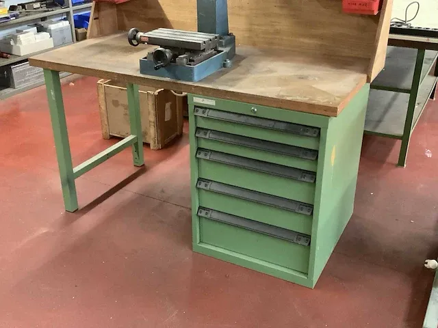 Werktafel met ladenkast - afbeelding 3 van  4
