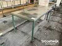 Werktafel met rvs blad - afbeelding 2 van  3