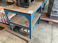 Werktafel met zwaar metalen werkelement - afbeelding 3 van  8