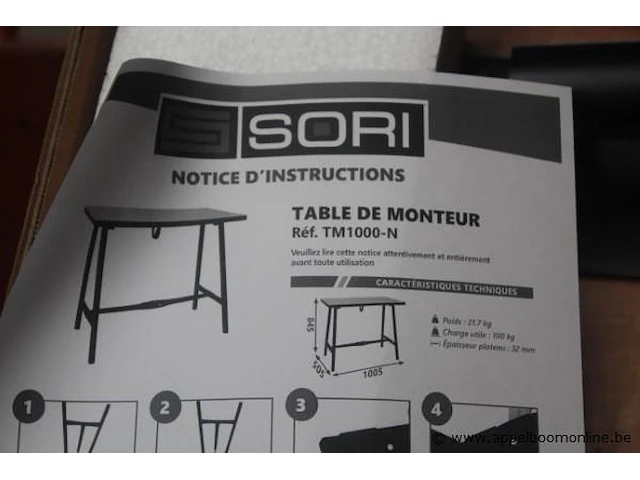 Werktafel sori - afbeelding 2 van  2
