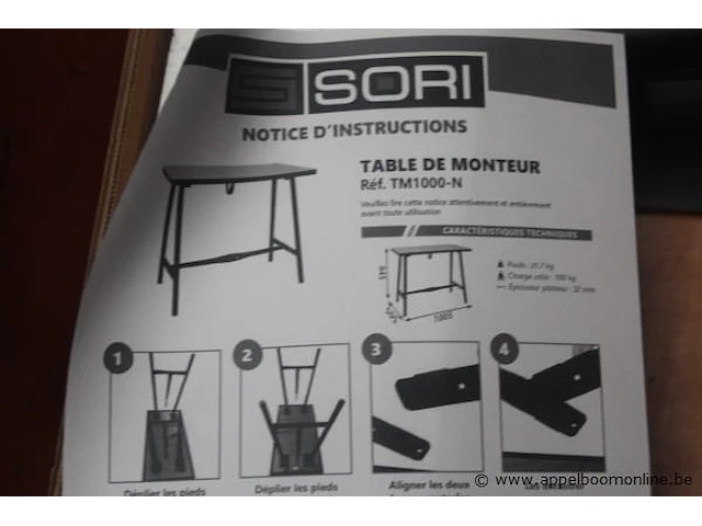 Werktafel sori - afbeelding 2 van  2