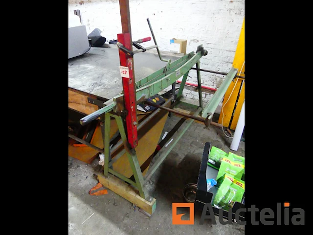 Werktafel, zinken scharen en vouwmachine - afbeelding 7 van  10