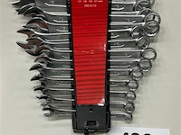 Werkzeyt 15 dlg ring-steeksleutelset 4 tem 21mm - afbeelding 2 van  3