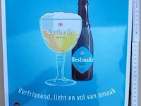 Westmalle trappist extra origineel reclamepaneel karton - afbeelding 1 van  3