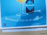 Westmalle trappist extra origineel reclamepaneel karton - afbeelding 2 van  3